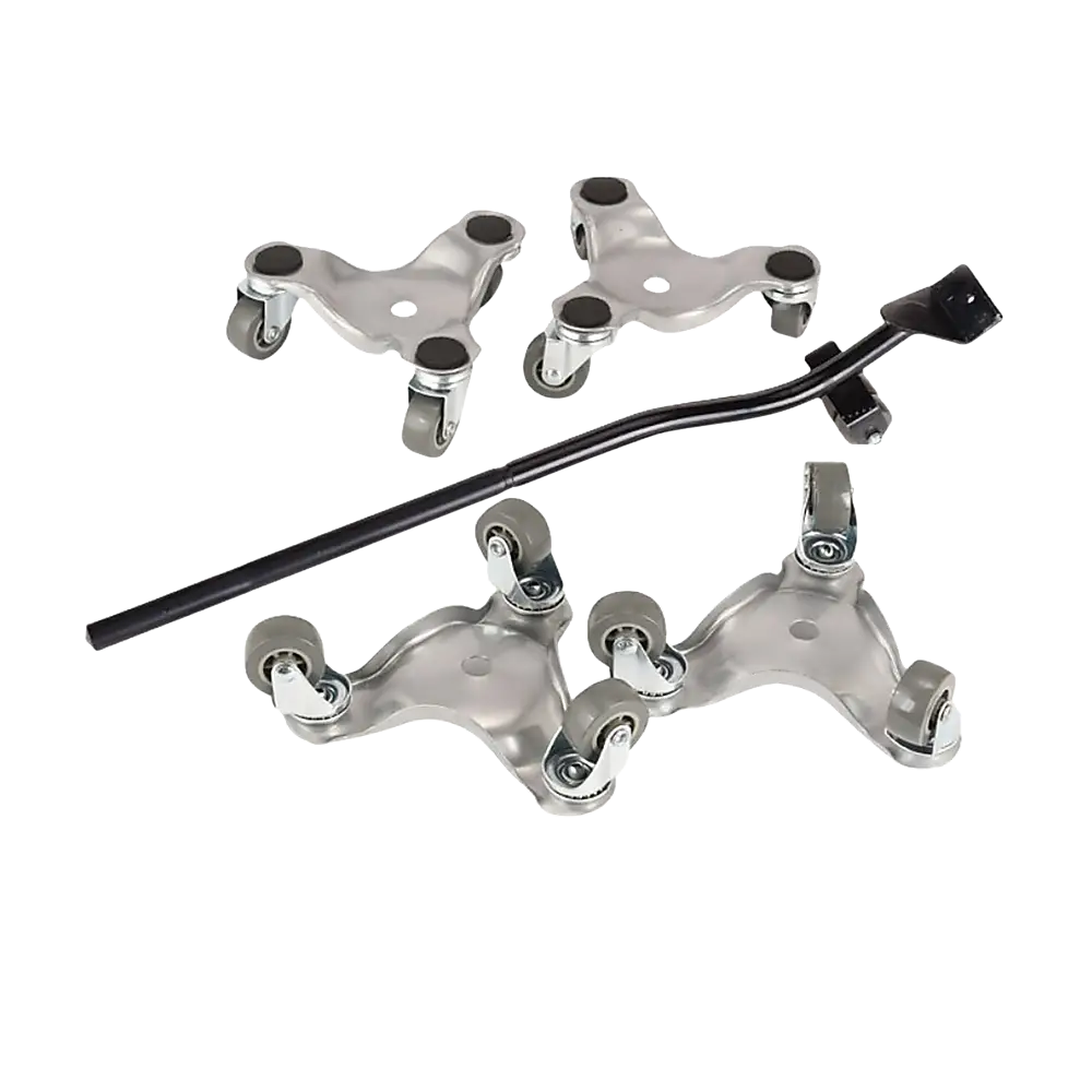 4 X All-purpose Dolly Metal Heavy Duty Furniture Mover Slider Set - Furniture > Office
