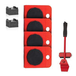 4 X All-purpose Dolly Plastic Heavy Duty Furniture Mover Slider Set - Furniture > Office