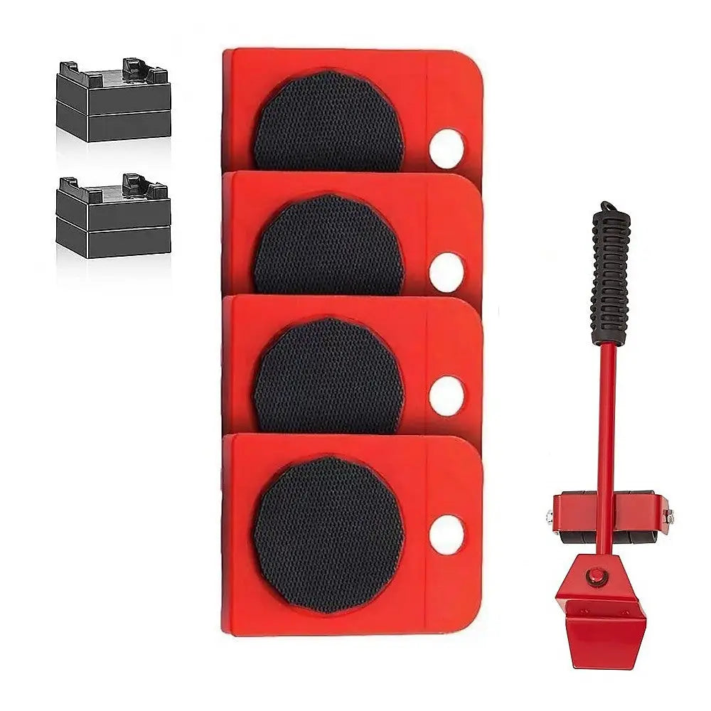 4 X All-purpose Dolly Plastic Heavy Duty Furniture Mover Slider Set - Furniture > Office