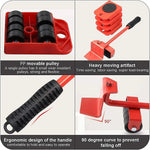 4 X All-purpose Dolly Plastic Heavy Duty Furniture Mover Slider Set - Furniture > Office