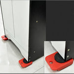 4 X All-purpose Dolly Plastic Heavy Duty Furniture Mover Slider Set - Furniture > Office