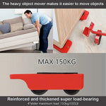 4 X All-purpose Dolly Plastic Heavy Duty Furniture Mover Slider Set - Furniture > Office