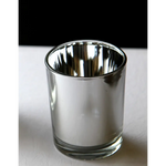 40 Bulk Pack Silver Mercury Glass Votive Candle Holders Set For Wedding Bridal And Baby Shower Party Function or Home