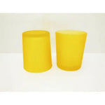 40 Bulk Yellow Frosted Glass Votive Candle Holders Table Centreoieces Xmas Wedding Anniversary Event Recption Party