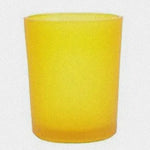 40 Bulk Yellow Frosted Glass Votive Candle Holders Table Centreoieces Xmas Wedding Anniversary Event Recption Party