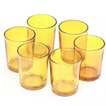 40 Bulk Yellow Glass Votive Candle Holders Table Centreoieces Xmas Wedding Anniversary Event Recption Party Function
