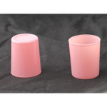 40 Pack Blush Pink Glass Votive Tealight Candle Holders House Party Cenrepiece Xmas Wedding Decor Glass Candlestick