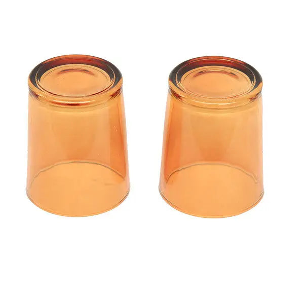 40 Pack Orange Glass Votive Tealight Candle Holders House Party Cenrepiece Xmas Wedding Decor Glass Candlestick Party