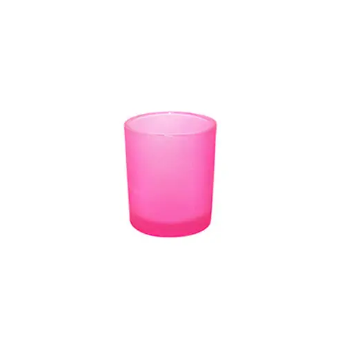 40 Pack Pink Frosted Glass Votive Tealight Candle Holders House Party Cenrepiece Xmas Wedding Decor Glass Candlestick
