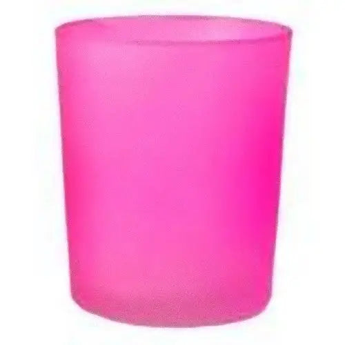 40 Pack Pink Frosted Glass Votive Tealight Candle Holders House Party Cenrepiece Xmas Wedding Decor Glass Candlestick
