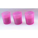 40 Pack Pink Frosted Glass Votive Tealight Candle Holders House Party Cenrepiece Xmas Wedding Decor Glass Candlestick