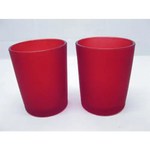 40 Pack Red Frosted Glass Votive Tealight Candle Holders Valentines Day Xmas Wedding Decor Glass Candlestick Party