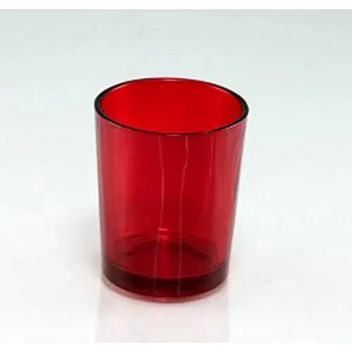 40 Pack Red Glass Votive Tealight Candle Holders House Party Cenrepiece Xmas Wedding Decor Glass Candlestick Party