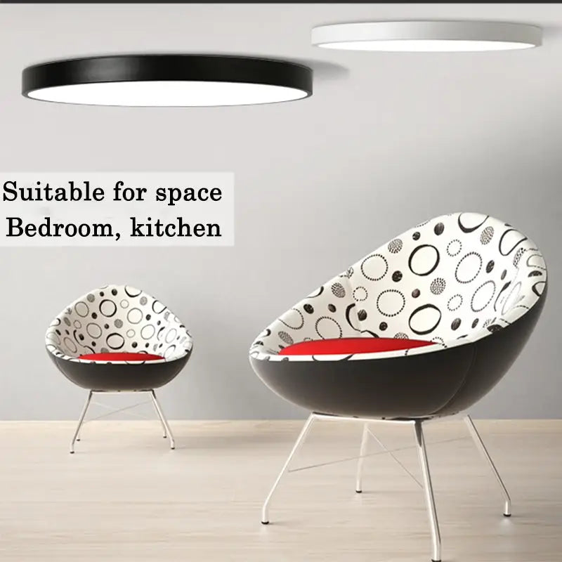 40CM LED Ceiling Light Modern Surface Mount Flush Panel Downlight Ultra-thin - Home & Garden > Garden Lights