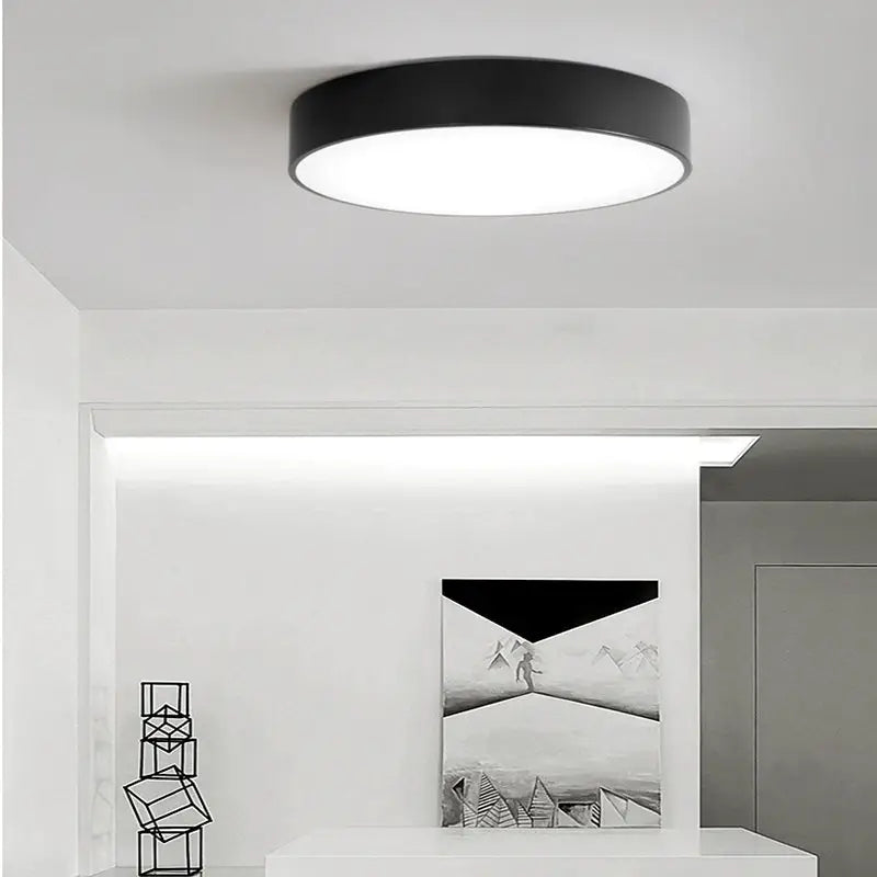 40CM LED Ceiling Light Modern Surface Mount Flush Panel Downlight Ultra-thin - Home & Garden > Garden Lights