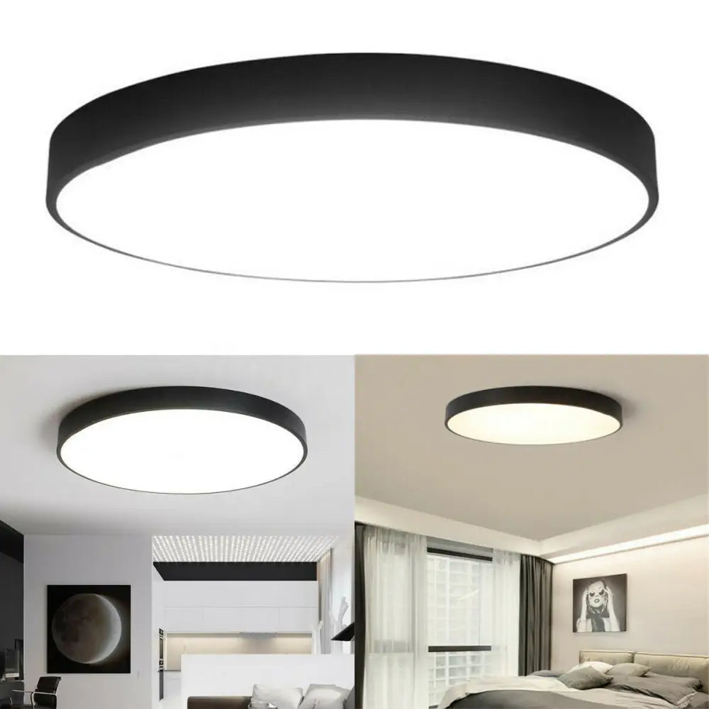 40CM LED Ceiling Light Modern Surface Mount Flush Panel Downlight Ultra-thin - Home & Garden > Garden Lights