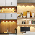 40cm Wireless LED Closet Lights Motion Sensor PIR Induction Lamp Lighting USB - Home & Garden > Garden Lights