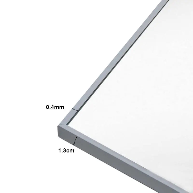 40x50cm White Rectangle Wall Bathroom Mirror Bathroom Holder Vanity Mirror Corner Decorative Mirrors - Home & Garden >