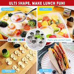 45 PCS Sandwich Cutter Kids DIY Toast Mold Bread Food Moulds Xmas Gift - Home & Garden > Kitchenware