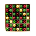 49-Piece Christmas Ornament Set - 3cm Red Green,Gold Baubles for Christmas Tree Decoration - Occasions > Christmas >