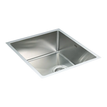 490x440mm Handmade Stainless Steel Undermount / Topmount Kitchen Laundry Sink with Waste - Furniture > Bathroom > Sinks