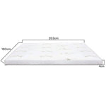 4cm Memory Foam Mattress Topper with Bamboo Cover - King - Furniture > Mattresses > Mattress Toppers