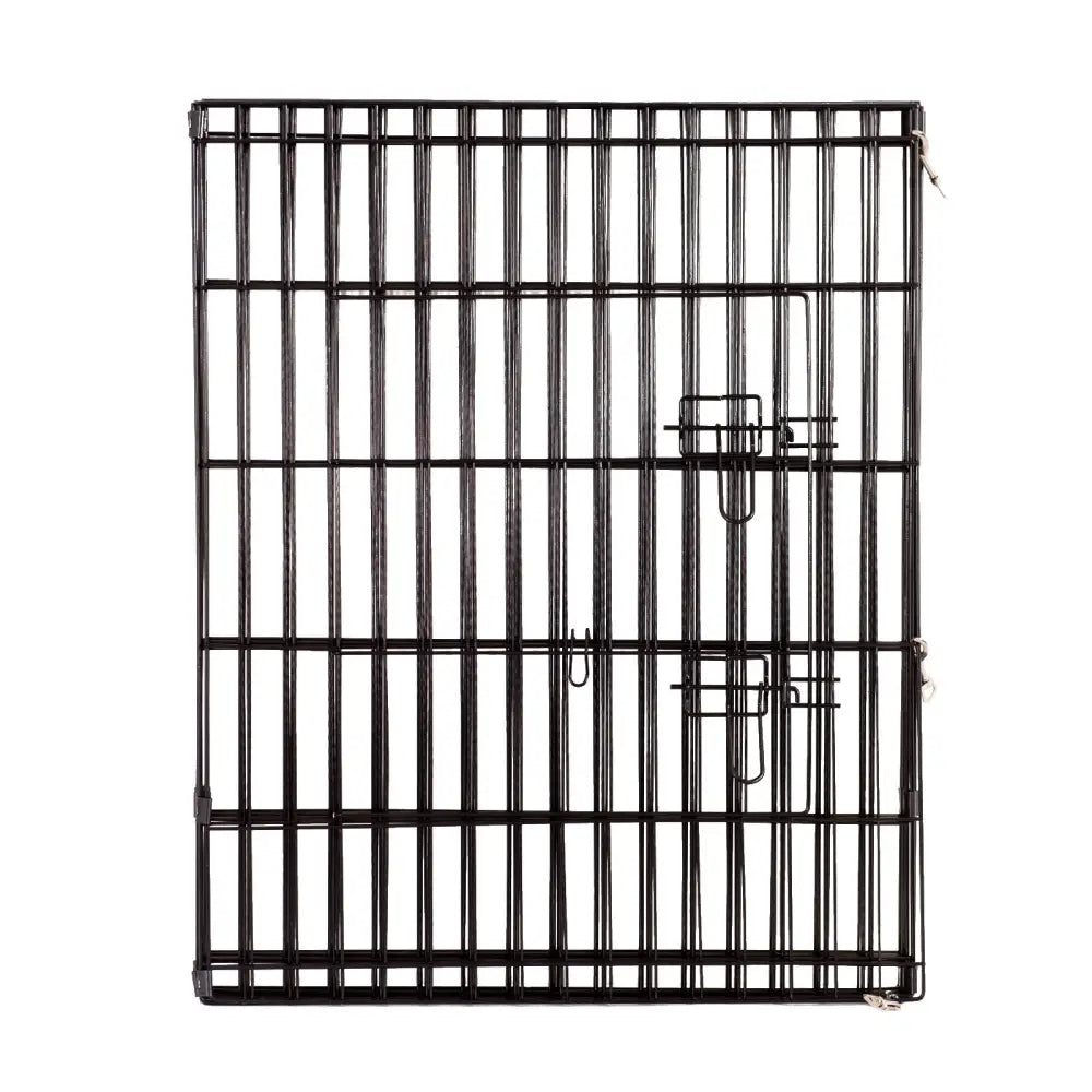 4Paws 8 Panel Playpen Puppy Exercise Fence Cage Enclosure Pets Black All Sizes - 30’’ - Black - Pet Care > Dog