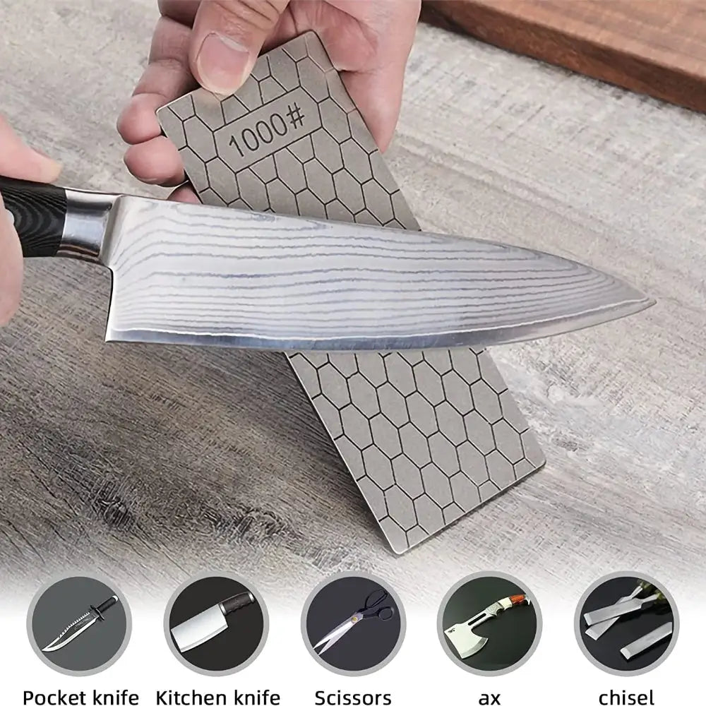 4pcs Diamond Knife Sharpener Sharpening Stone Honeycomb Grind Sharpener Kit - Home & Garden > Kitchenware