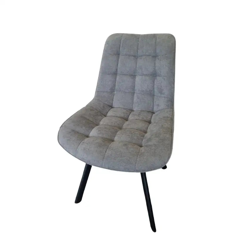 4PCS Neo Softy Dark Grey Fabric Dining Chairs - Furniture > Dining > Kitchen & Dining Chairs