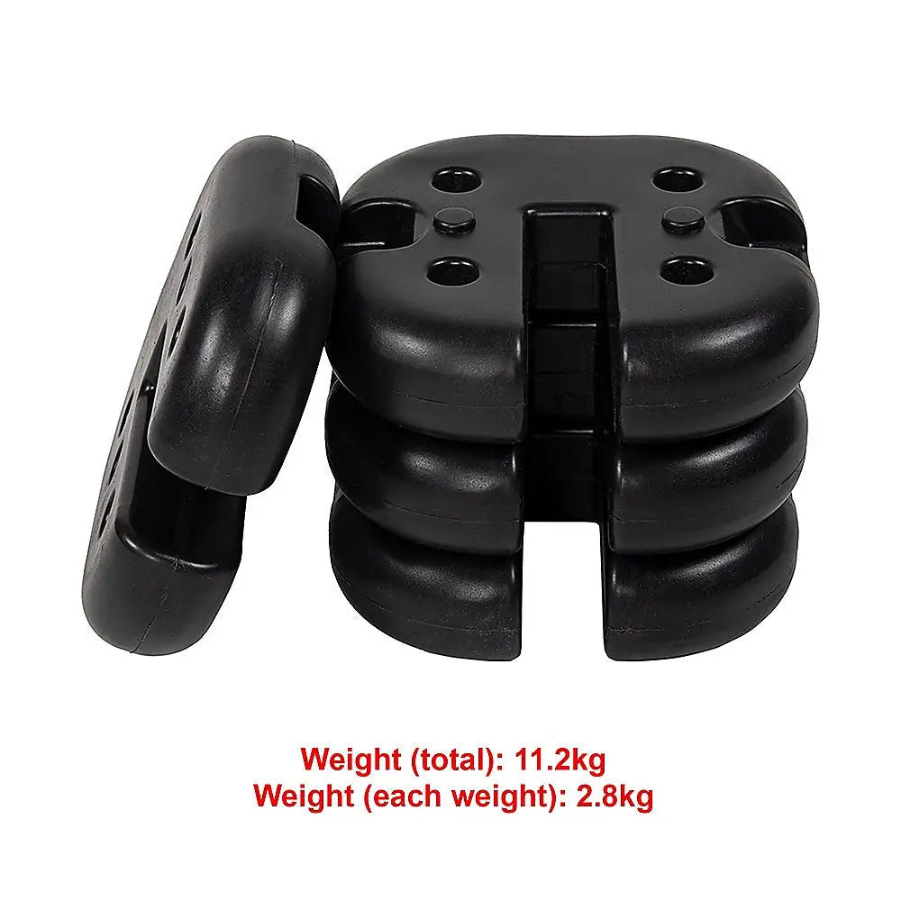 4pcs Outdoor Canopy Tent Leg Weights Anchor Stand Heavy Duty Gazebo Discs Base - Home & Garden > Shading
