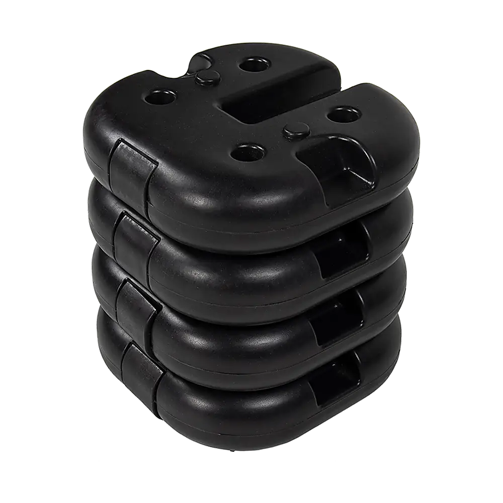 4pcs Outdoor Canopy Tent Leg Weights Anchor Stand Heavy Duty Gazebo Discs Base - Home & Garden > Shading