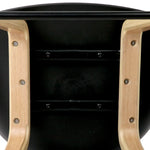 4x Artiss Bar Stools Kitchen Counter Stool Dining Chairs Wooden Black - Furniture > Bar Stools & Chairs > Table & Bar