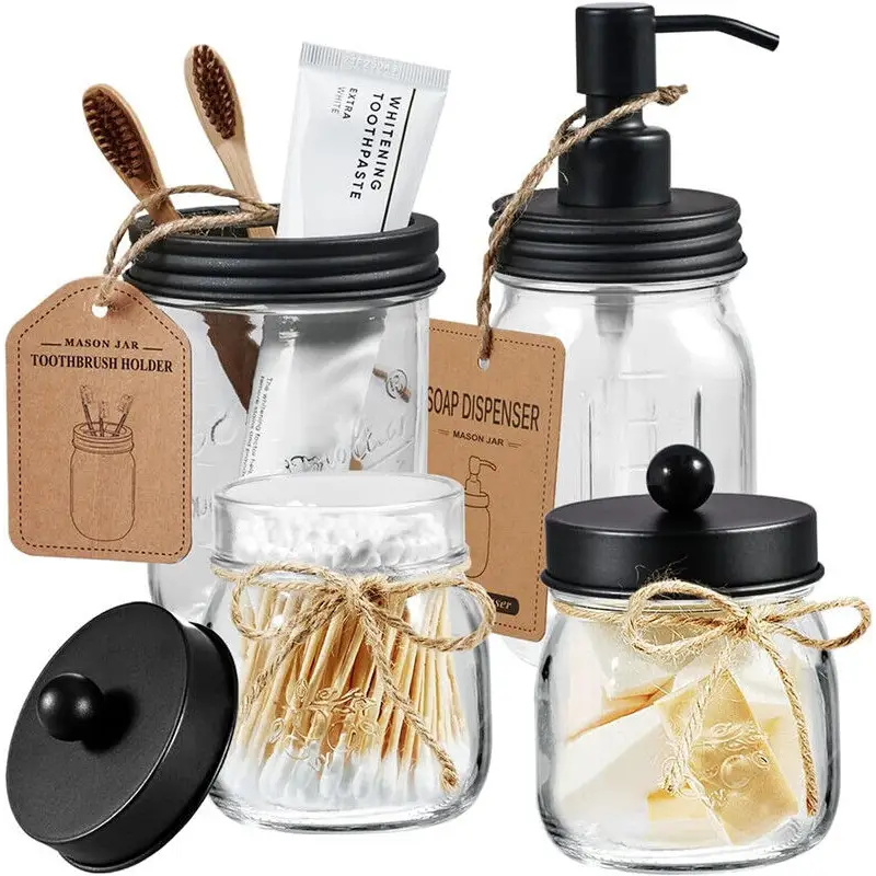 4x Portable Soap Dispensers Refillable Ideal for Lotion Dish Soap Hand Soap AU - Home & Garden > Kitchenware