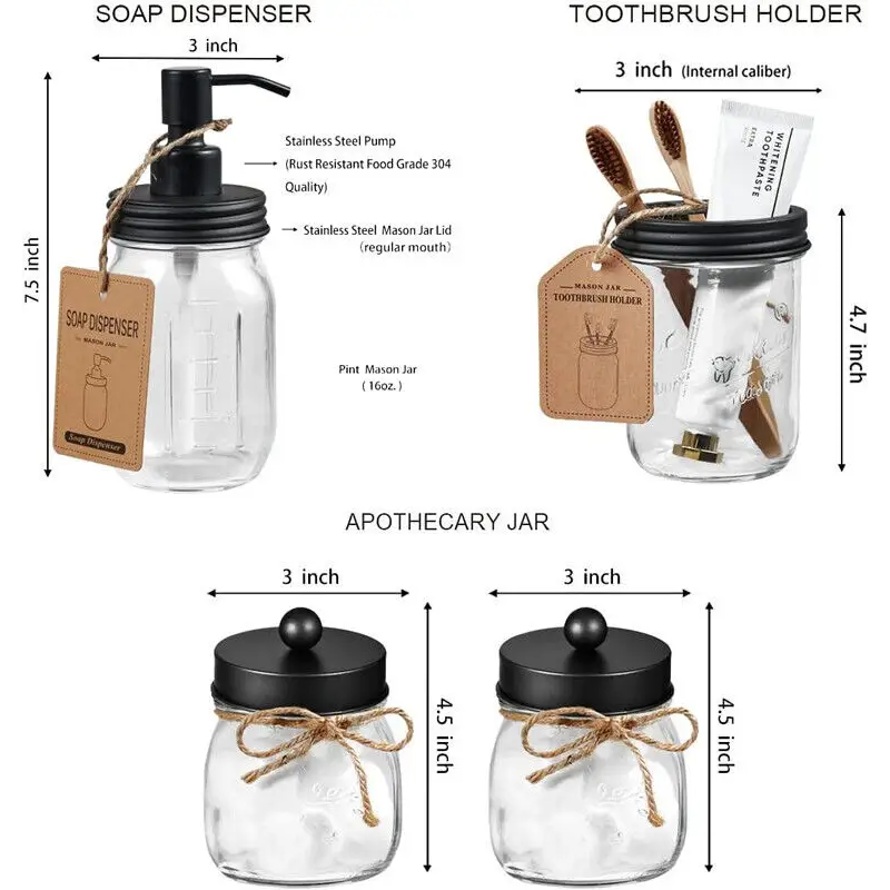 4x Portable Soap Dispensers Refillable Ideal for Lotion Dish Soap Hand Soap AU - Home & Garden > Kitchenware