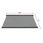 5.5m x 3.0m Retractable Folding Arm Awning Heavy Duty Full Cassette Motorised - Home & Garden > Shading
