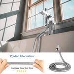 5 FT Handheld Shower Head Hose 1.5m Bathroom Stainless Steel Shower Water Tube - Home & Garden > Bathroom Accessories >