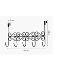 5 Hooks Over The Door Hanger - Home & Garden > Storage