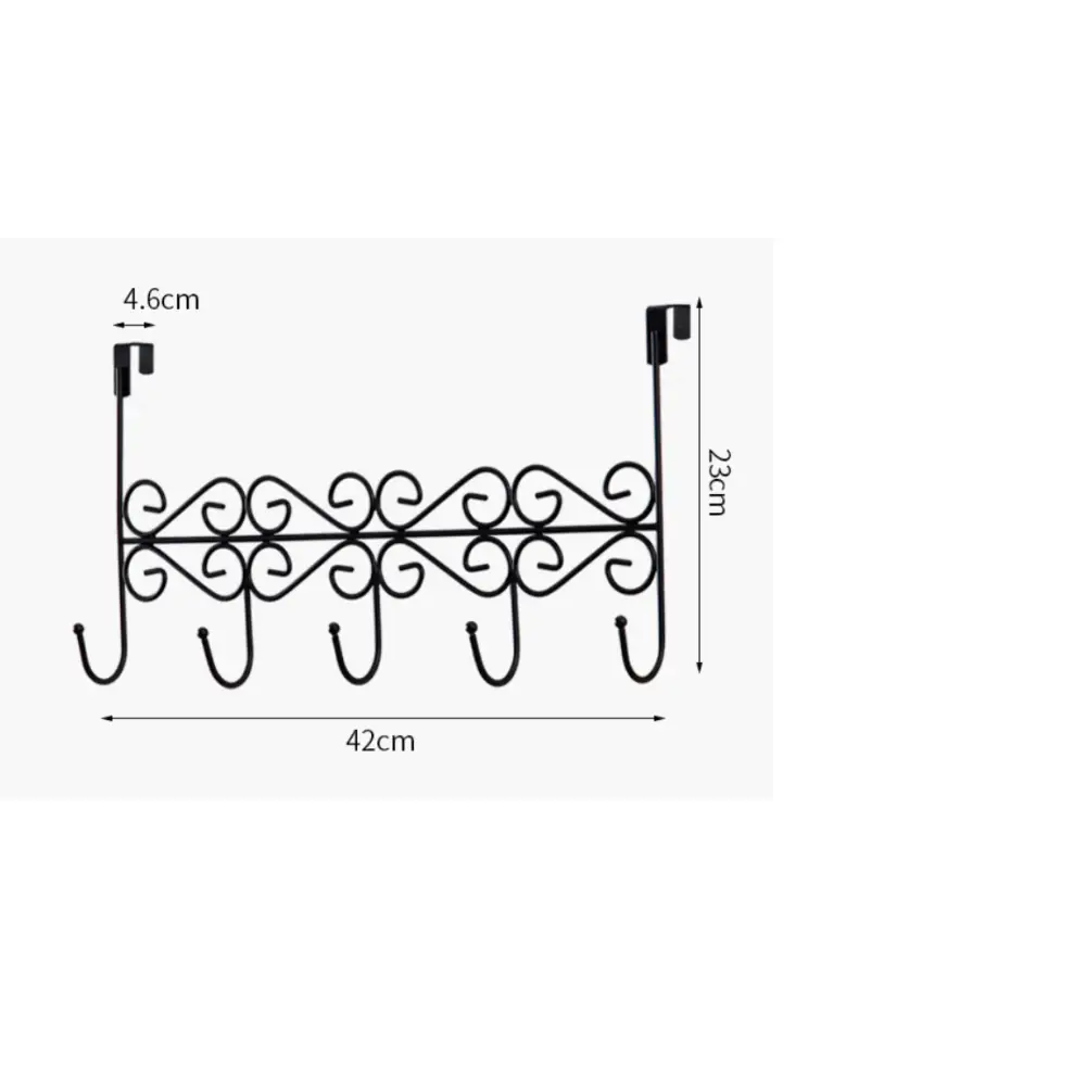 5 Hooks Over The Door Hanger - Home & Garden > Storage
