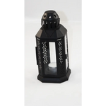 5 Pack of Black Metal Miners Lantern Summer Wedding Home Party Room Balconey Deck Decoration 21cm Tealight Candle