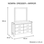 5 Pieces Bedroom Suite in Solid Wood Veneered Acacia Construction Timber Slat Single Size Oak Colour Bed Bedside Table