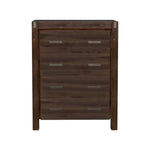 5 Pieces Bedroom Suite in Solid Wood Veneered Acacia Construction Timber Slat Queen Size Chocolate Colour Bed Bedside
