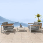 5 Seater Grandeur Lounge Suite – Charcoal Grey - Furniture > Outdoor