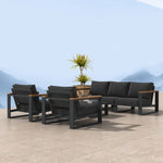 5 Seater Grandeur Lounge Suite – White - Furniture > Outdoor