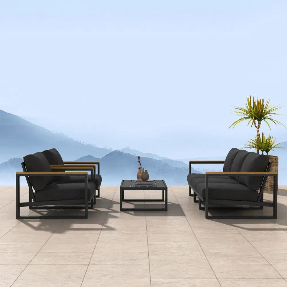 5 Seater Grandeur Lounge Suite – White - Furniture > Outdoor