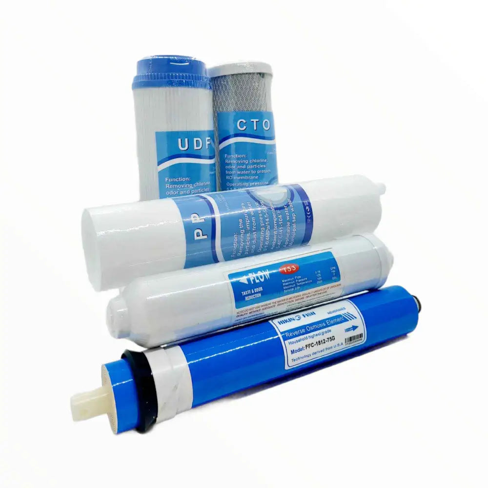 5 Stage RO Water Filter Cartridge Replacement Pack Reverse Osmosis Home System - Appliances > Kitchen Appliances