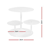 5-Star Chef Cake Stand 5 Tiers Acrylic Holder Display Round Clear Wedding Party - Home & Garden > Kitchenware