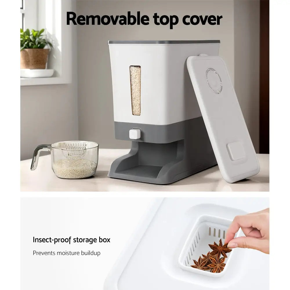 5-Star Chef Cereal Dispenser Rice Container 12KG - Appliances > Kitchen Appliances