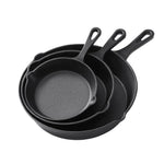 5-star chef Non Stick Frying Pan Cast Iron 3PCS - Home & Garden > Kitchenware