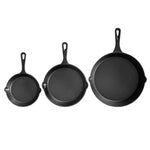 5-star chef Non Stick Frying Pan Cast Iron 3PCS - Home & Garden > Kitchenware