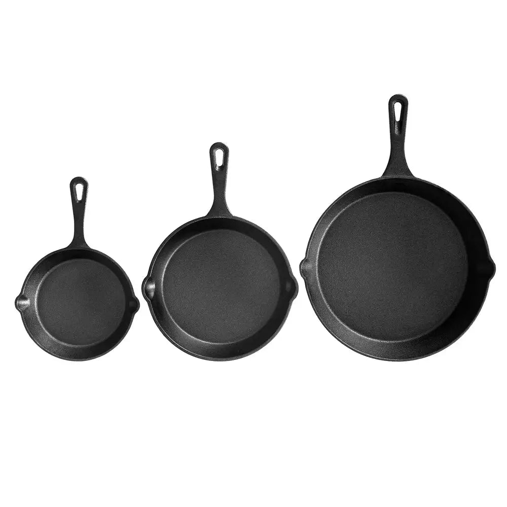 5-star chef Non Stick Frying Pan Cast Iron 3PCS - Home & Garden > Kitchenware